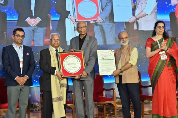 U. Shekhar, Promoter and Non-Executive Director of Galaxy Surfactants Ltd., honoured with the ICC D. M. Trivedi Lifetime Achievement Award