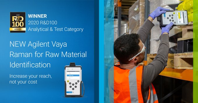 Agilent raw material identity verification system bags 2020 R&amp;D 
