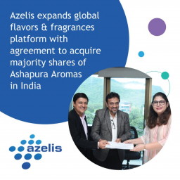 Azelis to acquire majority shares of flavors & fragrances ingredients distributor Ashapura Aromas