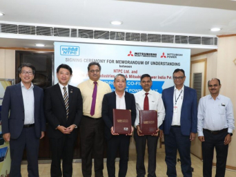 NTPC,  Mitsubishi Heavy Industries, and MPI sign MoU for demonstrating hydrogen co-firing in Auraiya Gas Power Plant