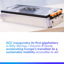 ACC inaugurates its first gigafactory for batteries in France