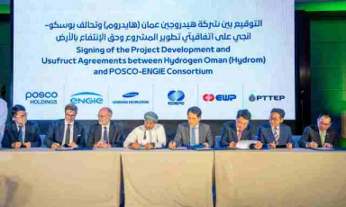 Engie and Posco led consortium to develop green-ammonia project in Oman