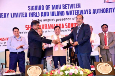 NRL Signs MoU with IWAI for transportation of petroleum product using Jogighopa Jetty