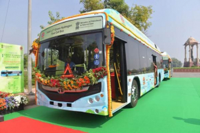 Oil Minister Puri flags-off first green hydrogen fuel cell bus in New Delhi