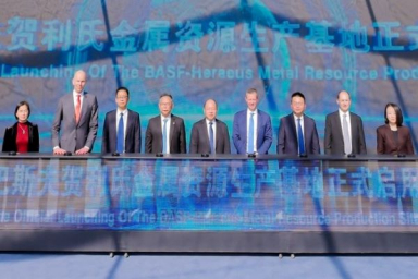 BASF, Heraeus’s new JV supports China's supply security and sustainability goals