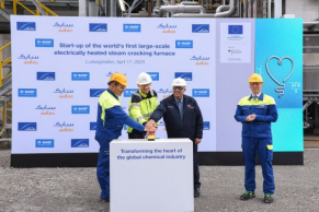 BASF, SABIC and Linde launch demo plant for world's first electric steam cracker furnace
