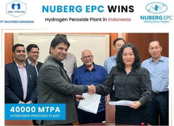 Nuberg EPC bags contract for 40,000 MTPA hydrogen peroxide plant from PT Sulfindo Adiusaha, Indonesia