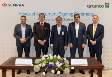 Aramco inks LNG HoA with Sempra