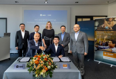BASF Coatings and NIO partner for automotive coatings