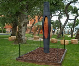 LANXESS pigments color 3D-printed concrete sculpture at Venice Architecture Biennale