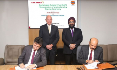 IndianOil and Air India sign MoU for supply of SAF
