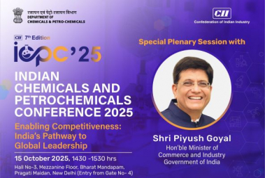Commerce Minister Piyush Goyal to address Indian Chemicals and Petrochemicals Conference 2025