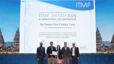 FENC, Carbios & Salomon win ITMF Award for pioneering bio-recycled polyester innovation