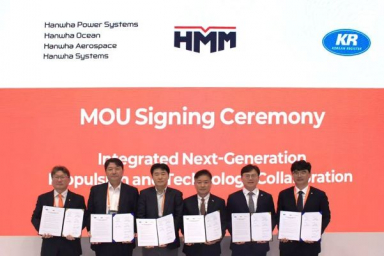 Hanwha, HMM, and KR partner to pioneer next-gen carbon-free ship propulsion systems