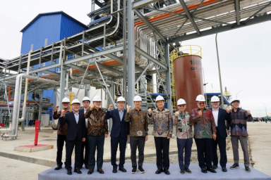 GS Caltex, POSCO launch mega palm oil refinery in Indonesia