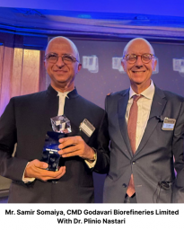 Samir Somaiya becomes first Indian to receive Plinio Nastari Sugar Excellence Award