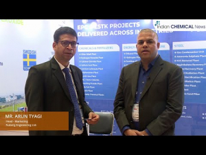 Lot of demand for hydrogen peroxide, chlorine derivatives and intermediates: Arun Tyagi, Head - Marketing, Nuberg Ltd