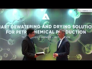 We are providing solutions for solid-liquid equipment's and dryers, says Francois Fevrier, Global Sales Director - Chemicals, Andritz Separation
