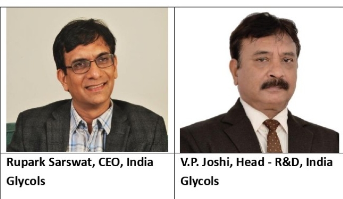 Fuelling India's future with clean and sustainable chemistry: Rupark Sarswat, CEO, India Glycols & V.P. Joshi, Head - R&D, India Glycols Fuelling India's future with clean and sustainable chemistry: Rupark Sarswat, CEO, India Glycols & V.P. Joshi, Head - R&D, India Glycols