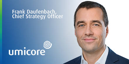 Umicore appoints Frank Daufenbach as Chief Strategy Officer
