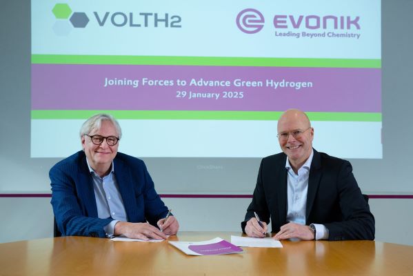 Evonik and VoltH2's Green Hydrogen Partnership in Delfzijl Chemical Park