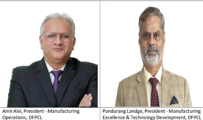 DFPCL appoints Amir Alvi as President - Manufacturing Operations; Pandurang Landge as President - Manufacturing Excellence & Technology Development