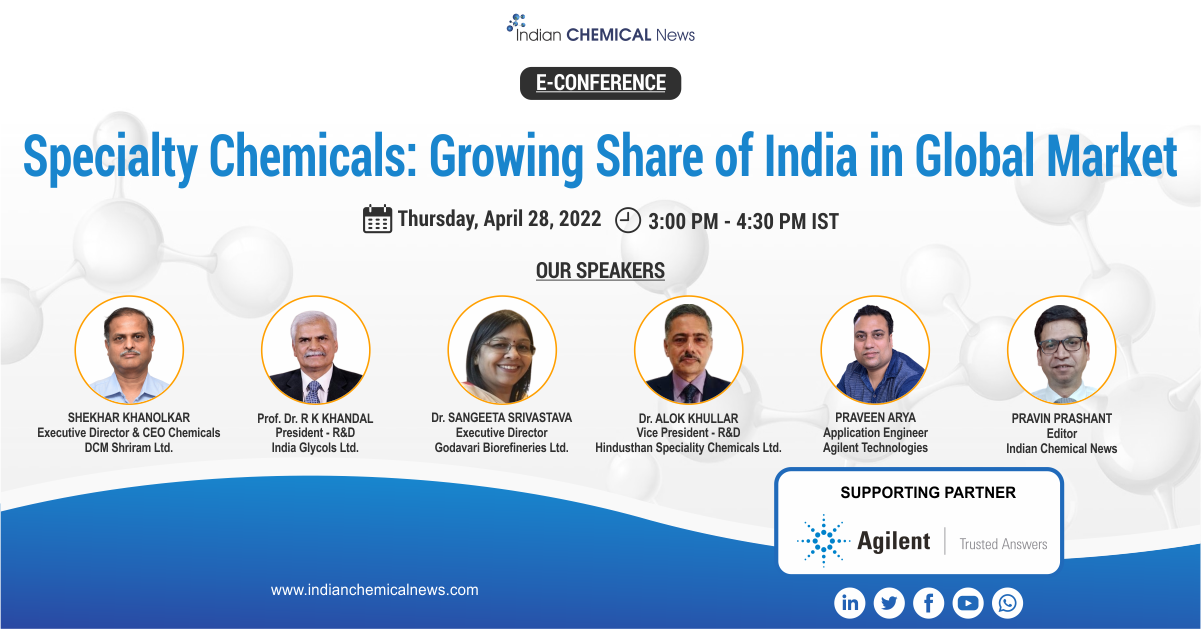 Specialty Chemicals: Growing Share of India in Global Market